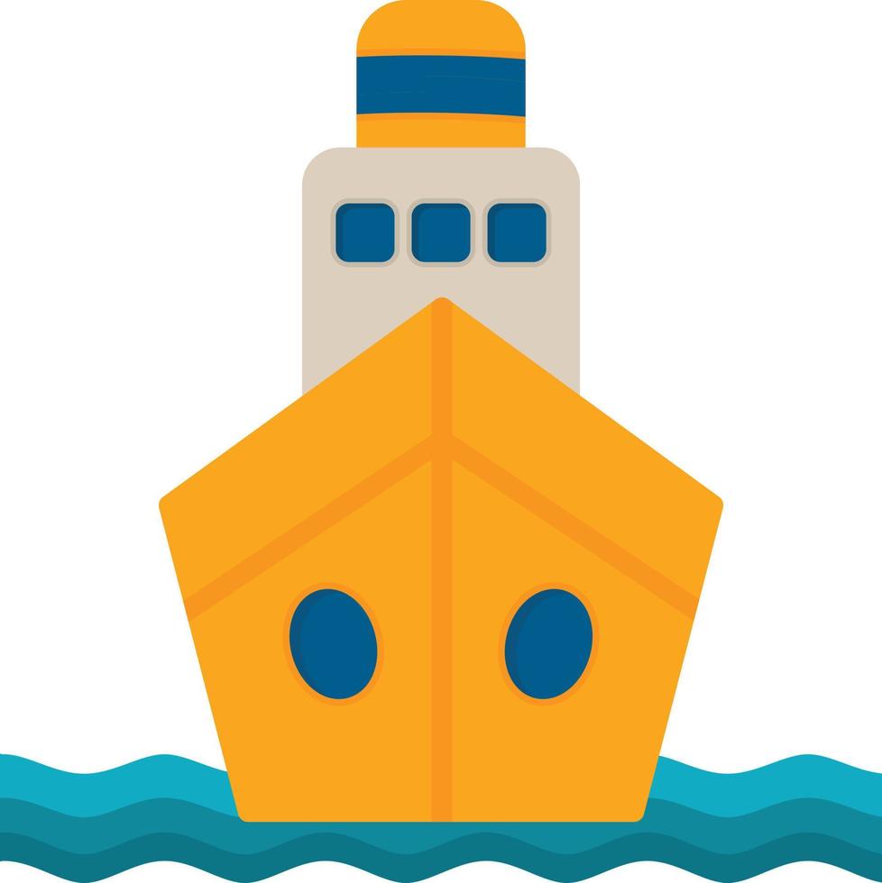 Ship Flat Icon vector