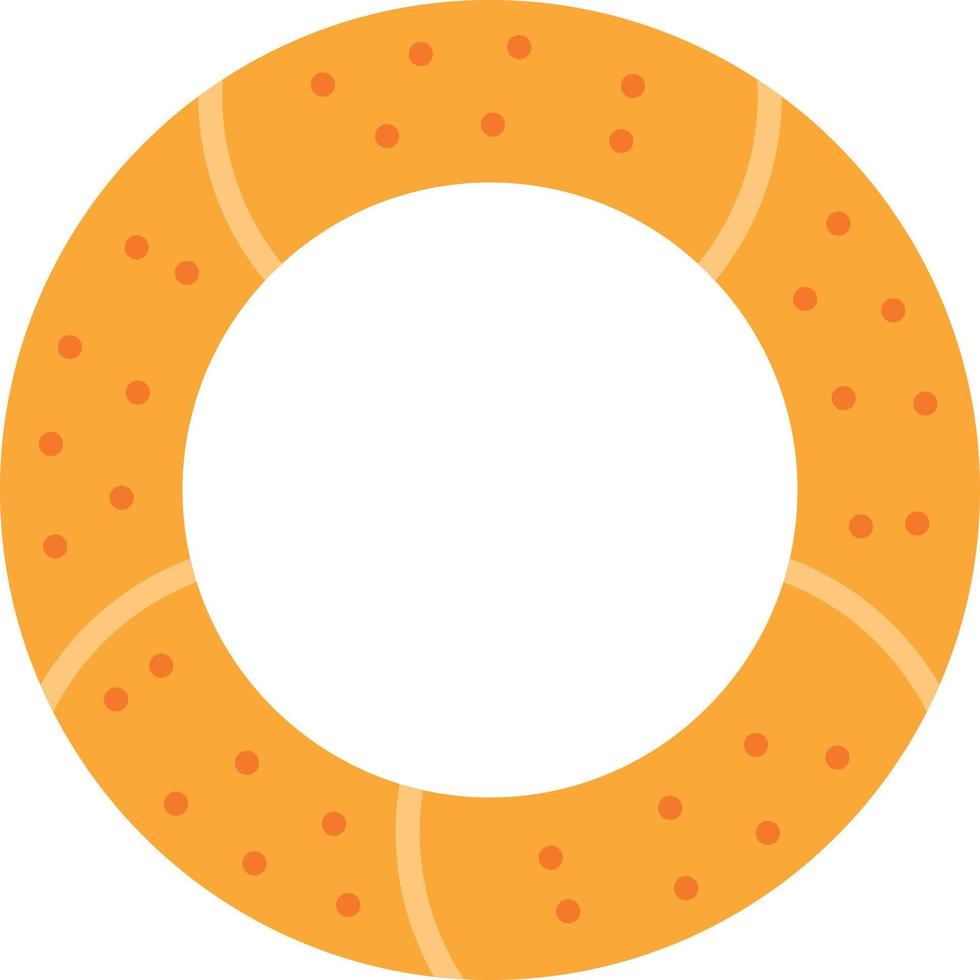 Bagel Flat Icon vector