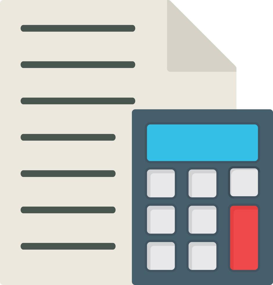 Accounting Flat Icon vector
