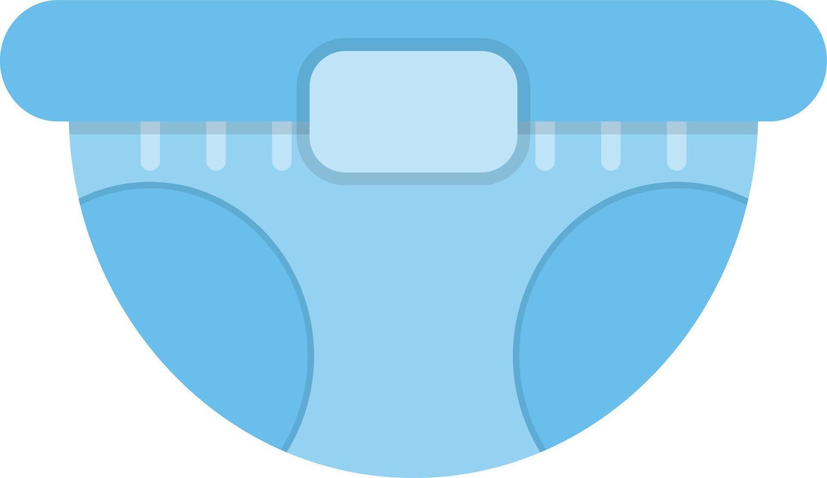 Diaper Flat Icon vector