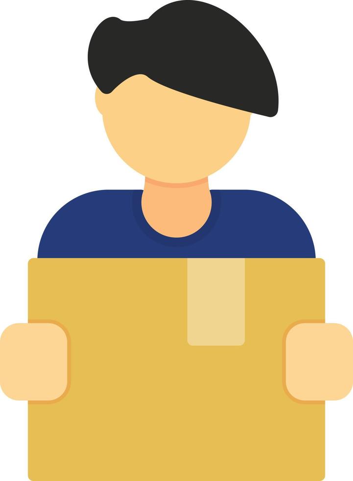 Courier Flat Icon vector