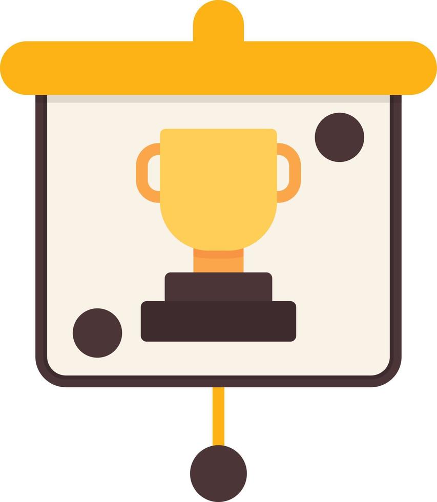 Education Presentation Flat Icon vector