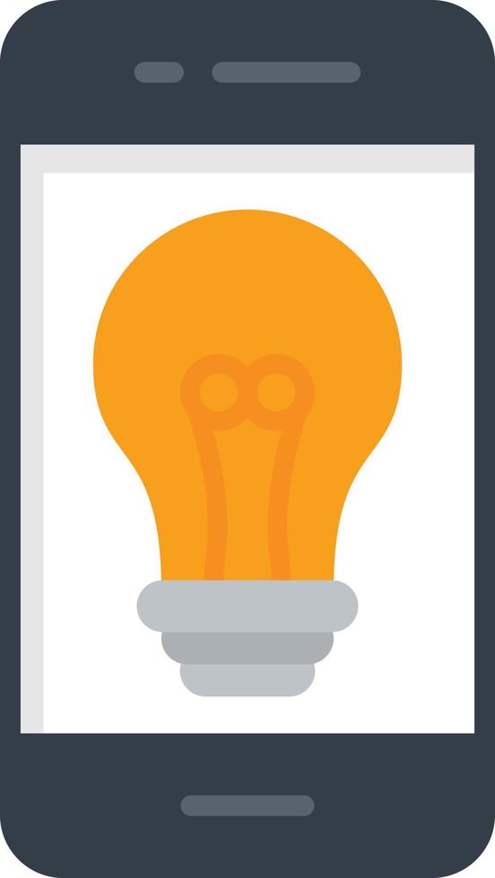 Creative Phone Flat Icon vector