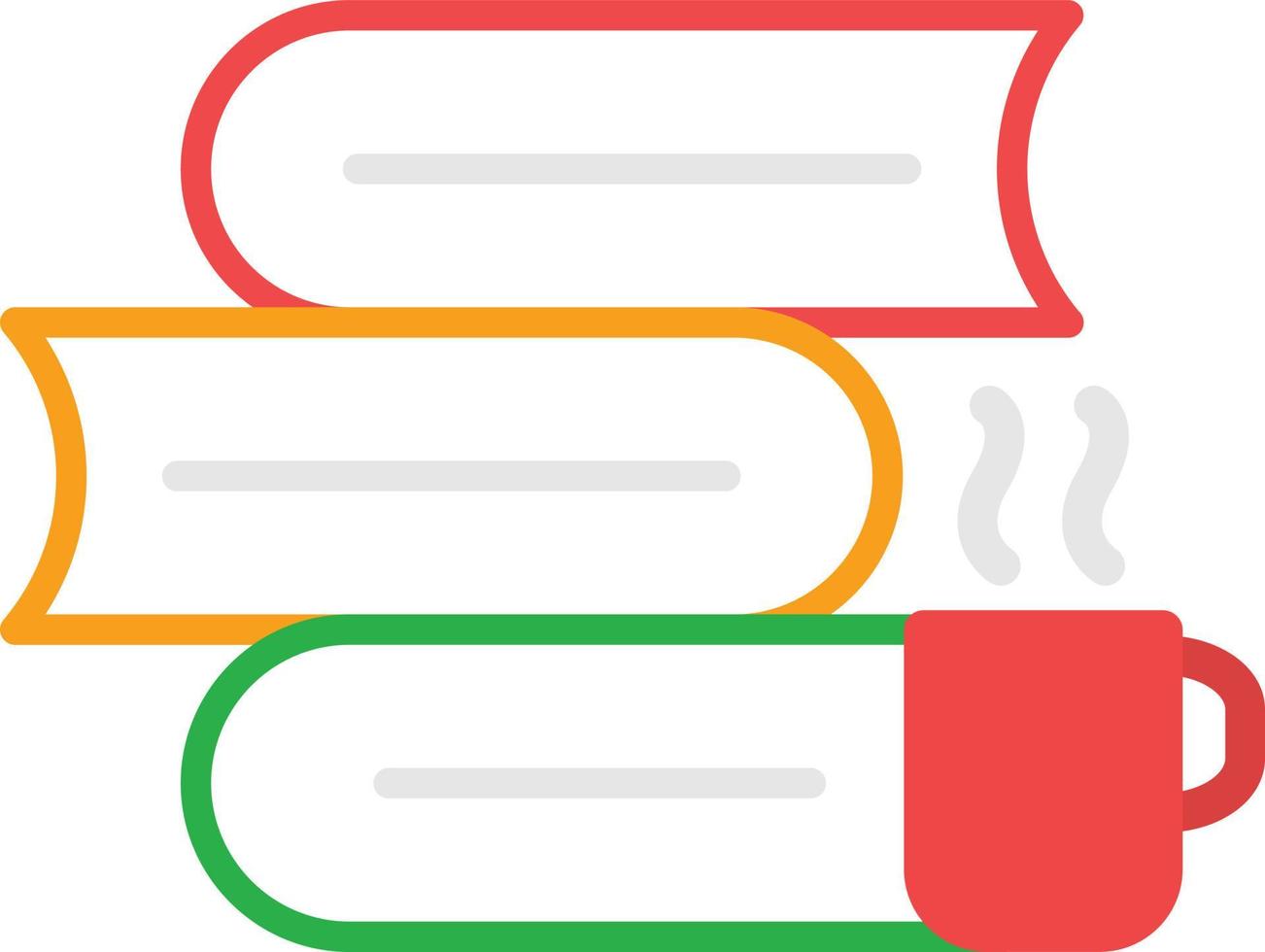 Books Flat Icon vector