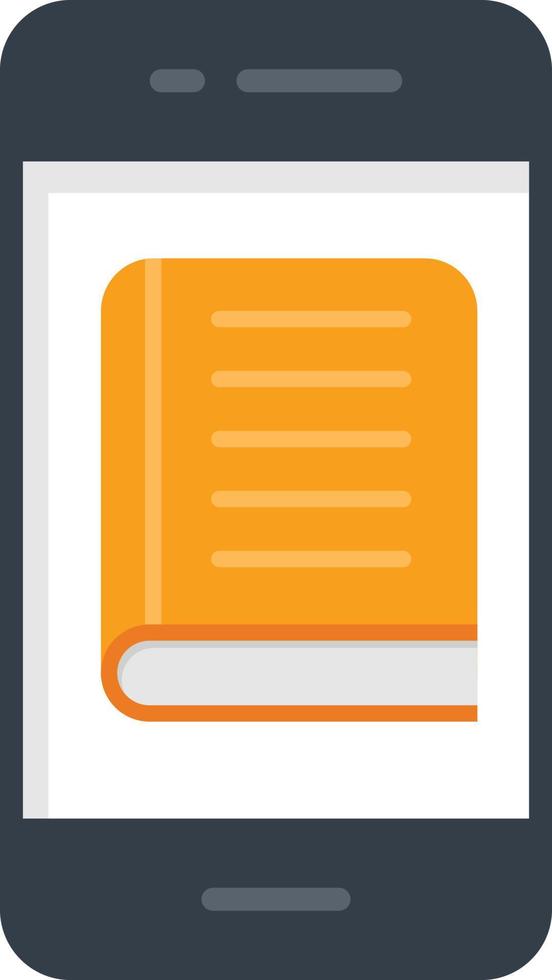 Online Learning Flat Icon vector