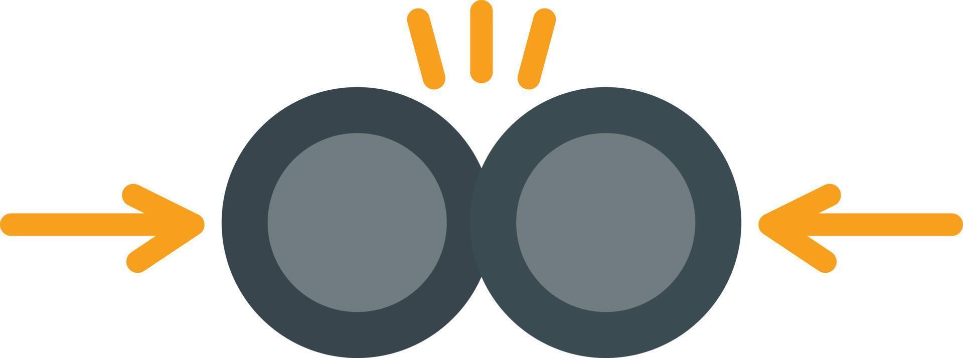 Collision Flat Icon vector