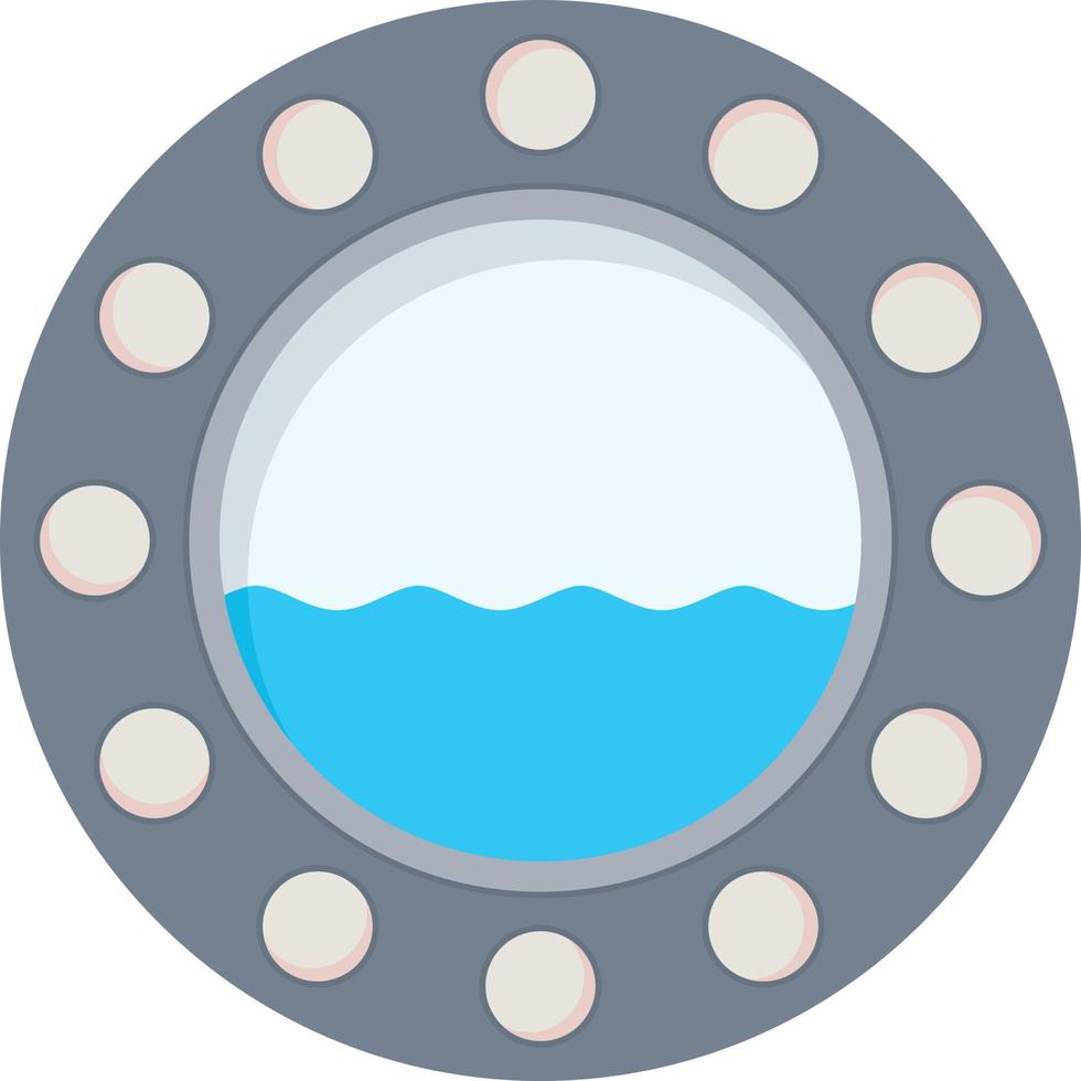 Porthole Flat Icon vector