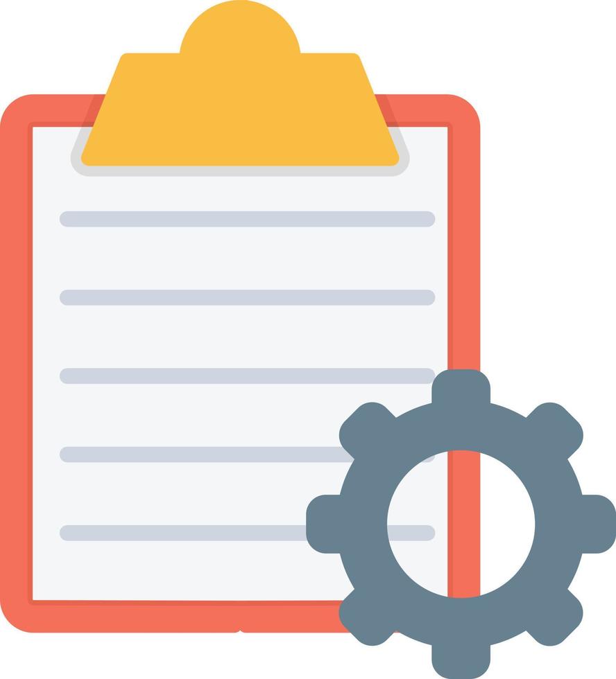 Order Processing Flat Icon vector