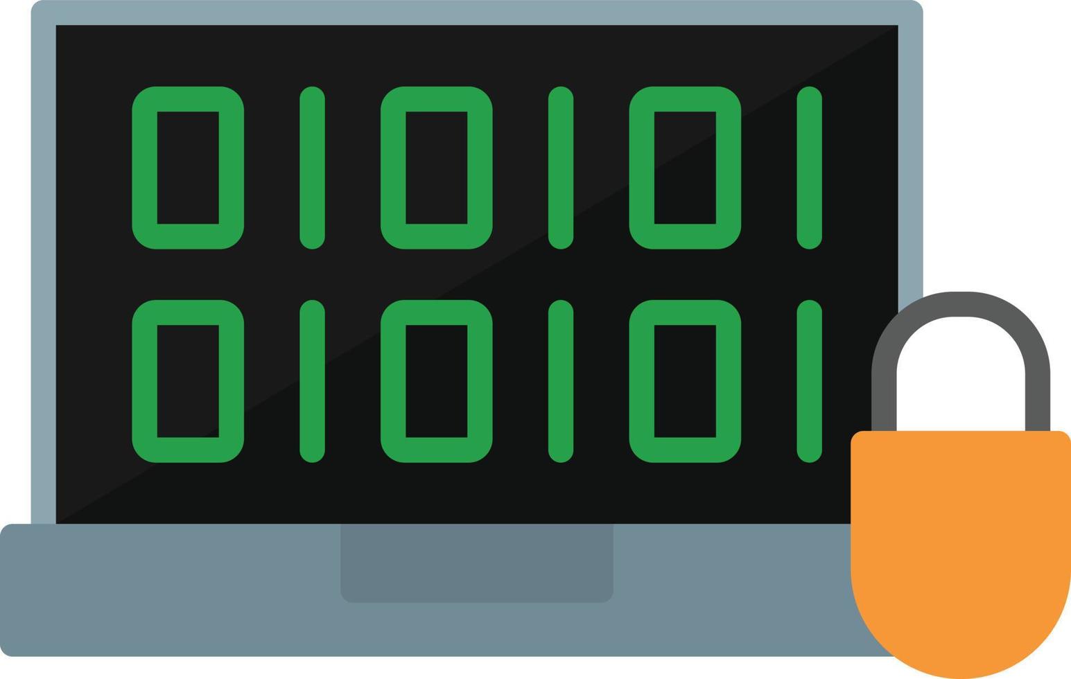 Coding Flat Icon vector