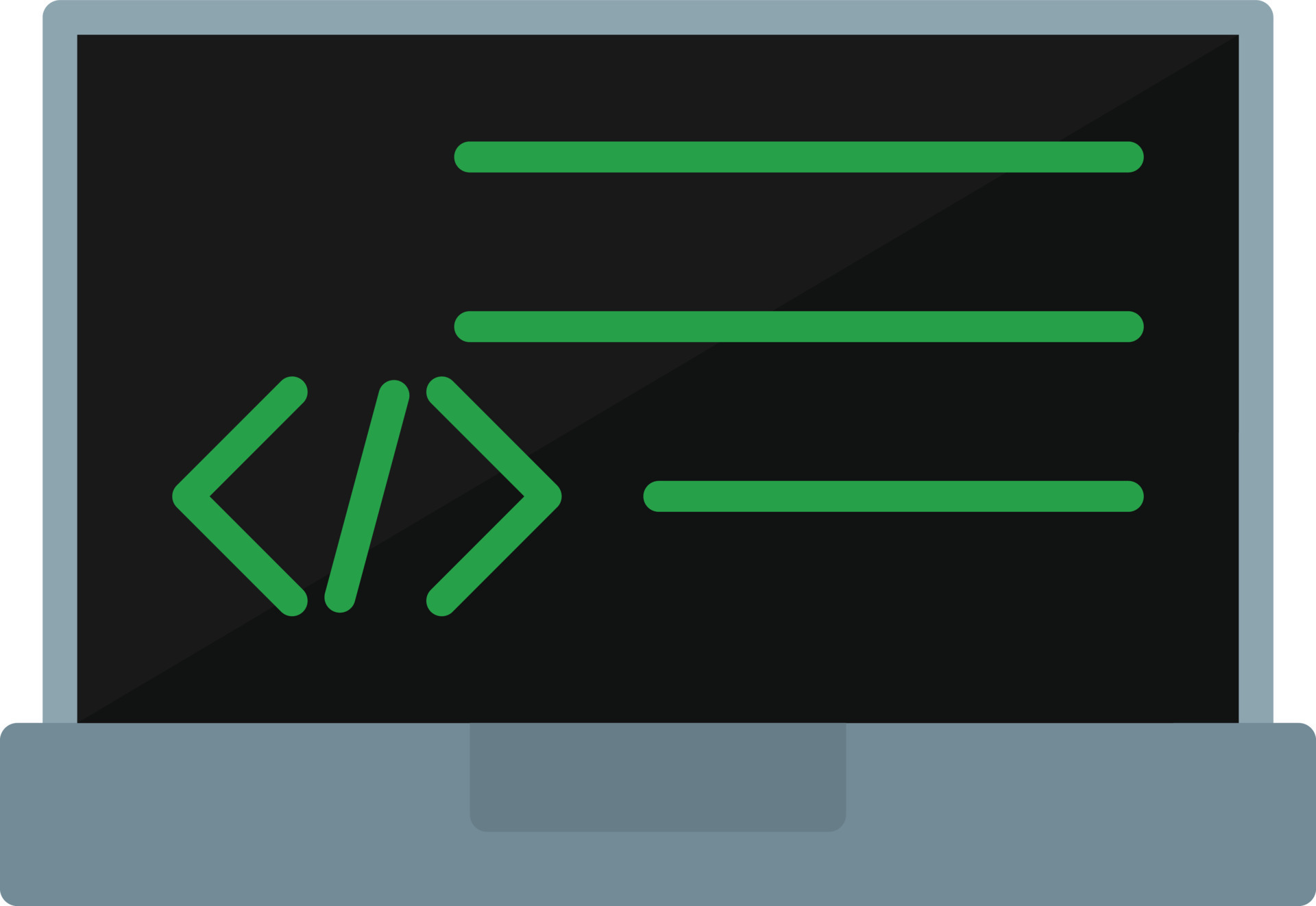 Programming Flat Icon 9820119 Vector Art at Vecteezy