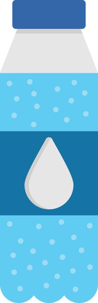 Water Bottle Flat Icon vector