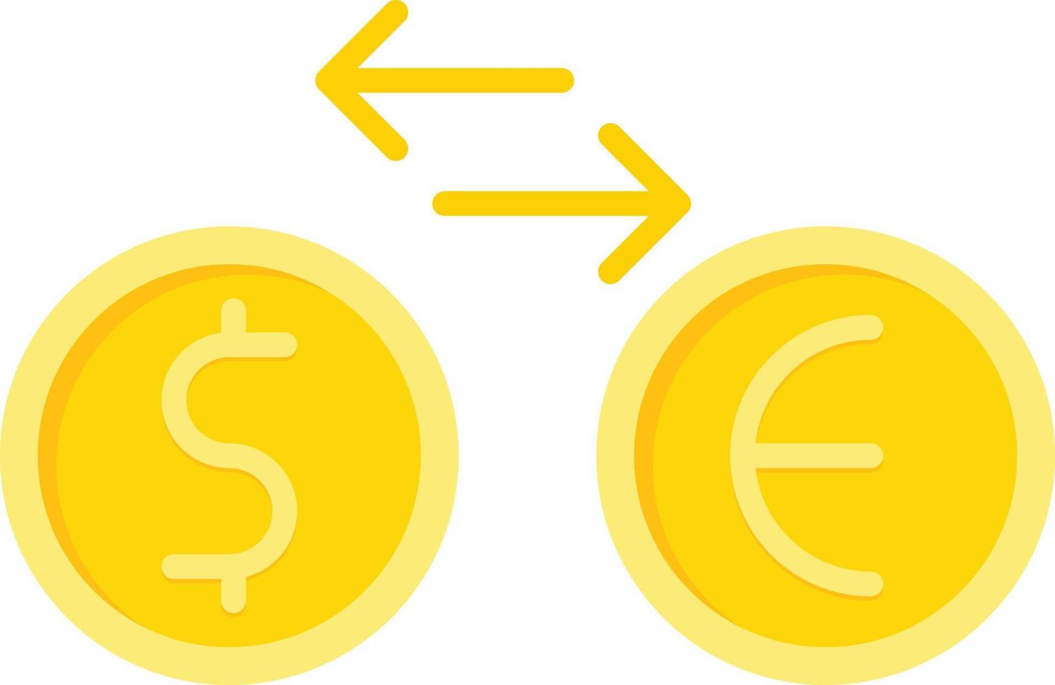 Currency Exchange Flat Icon vector