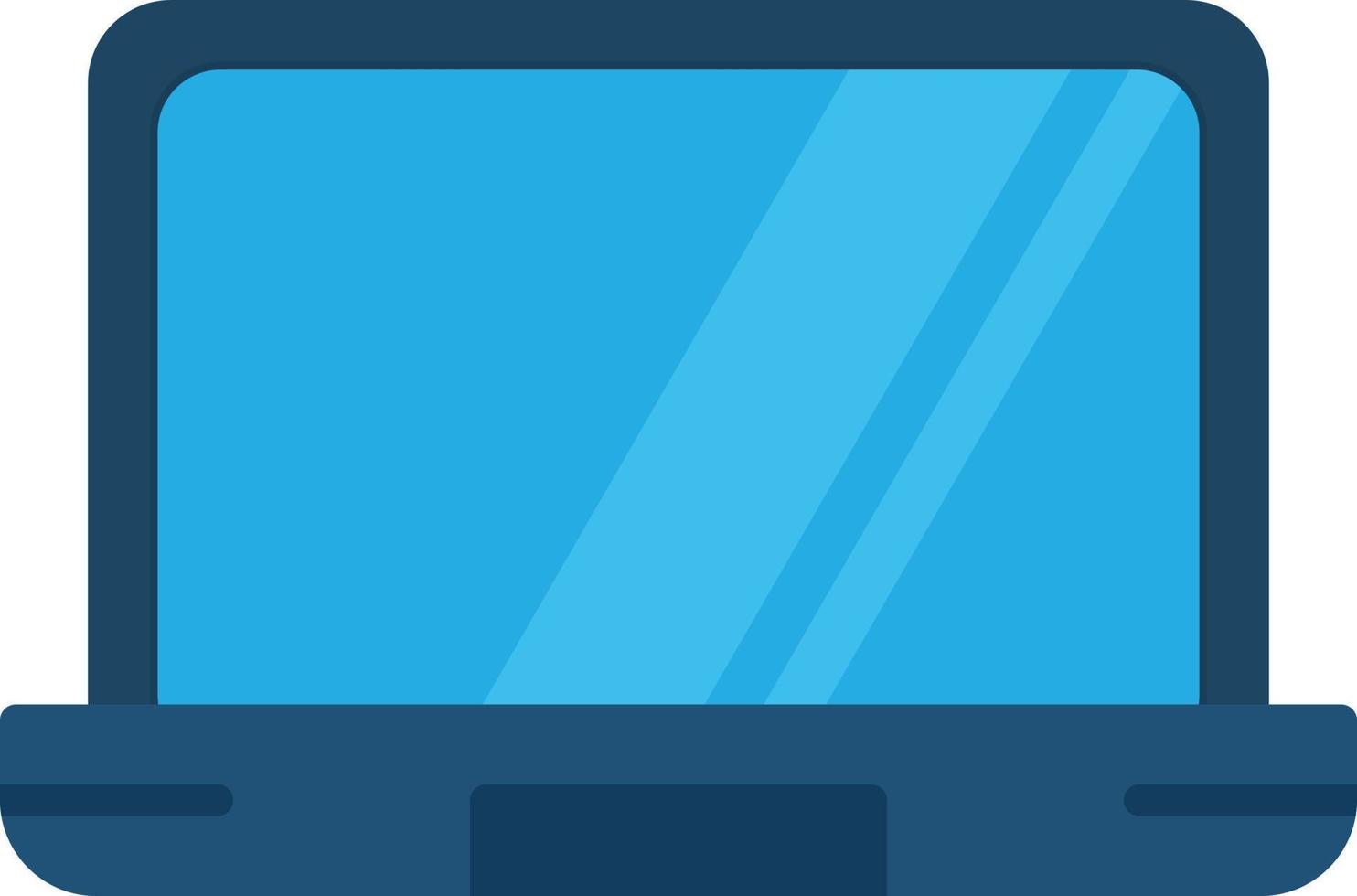 Laptop Flat Icon vector