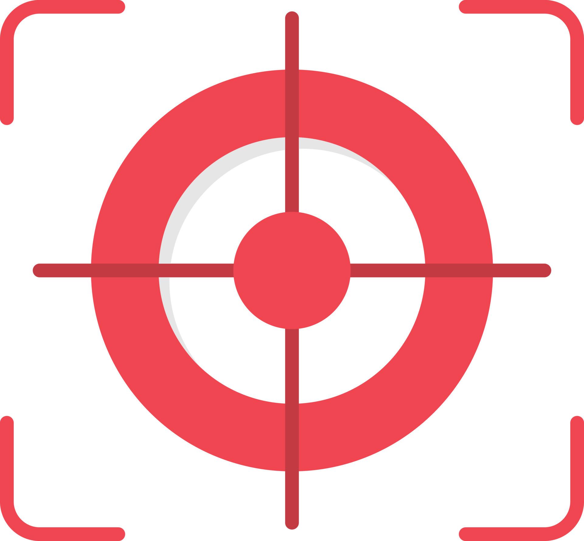 Focus Flat Icon 9820693 Vector Art at Vecteezy