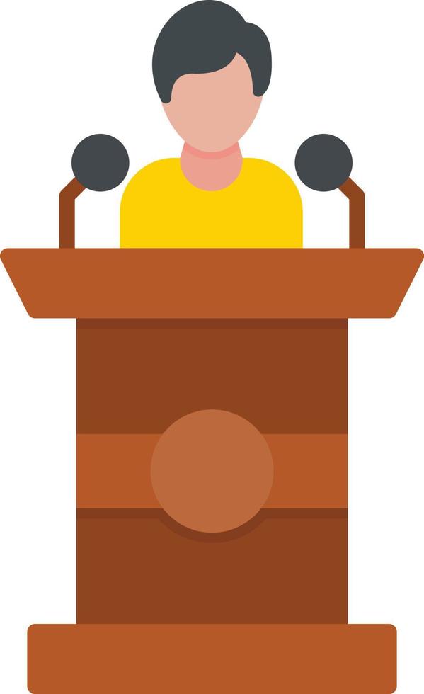 Conference Flat Icon vector