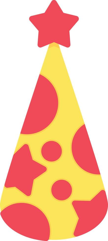 Party Hat Flat Icon vector