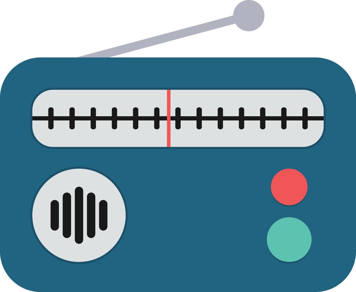 Radio Flat Icon vector