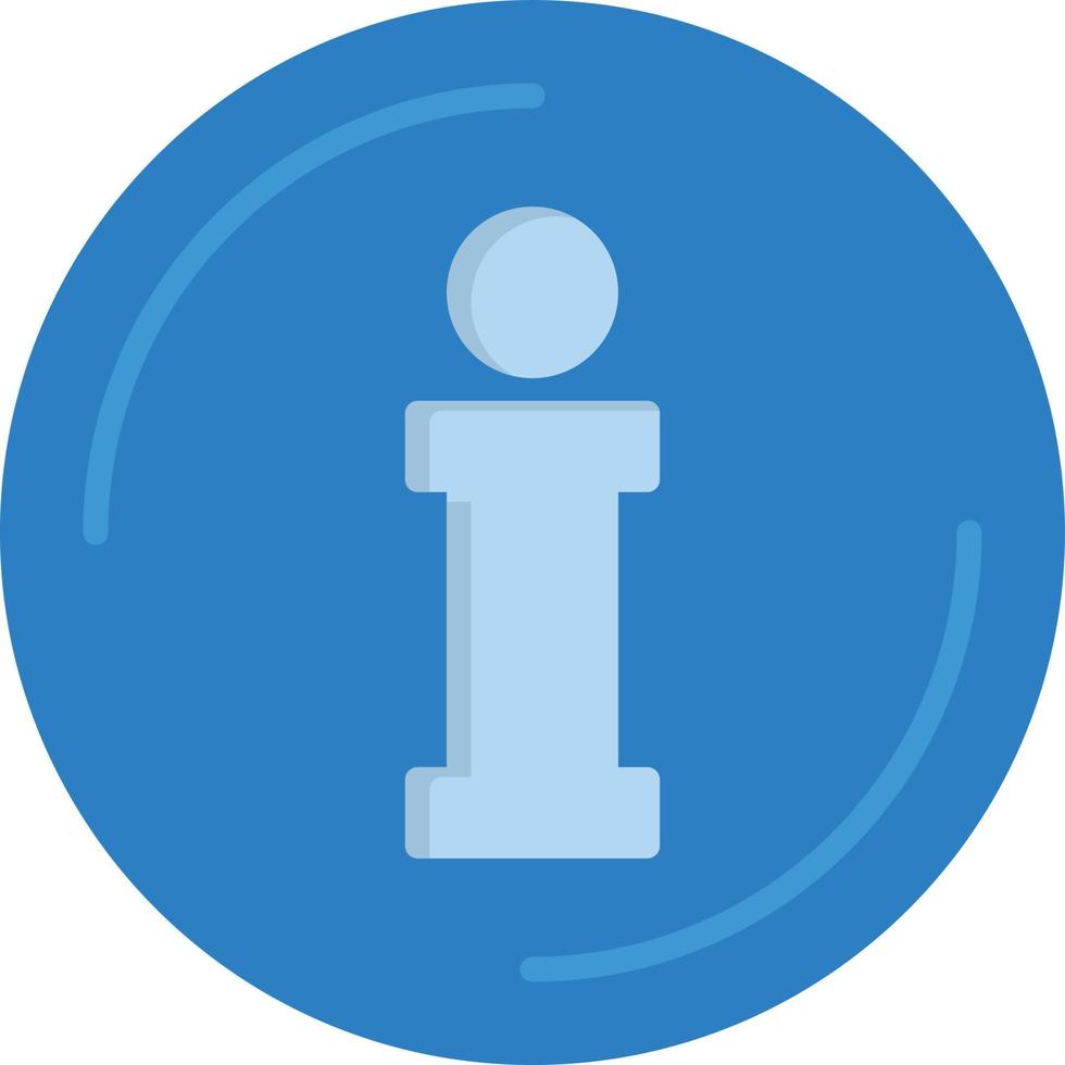 Information Flat Icon vector