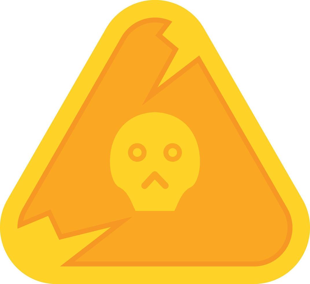 Danger Flat Icon vector