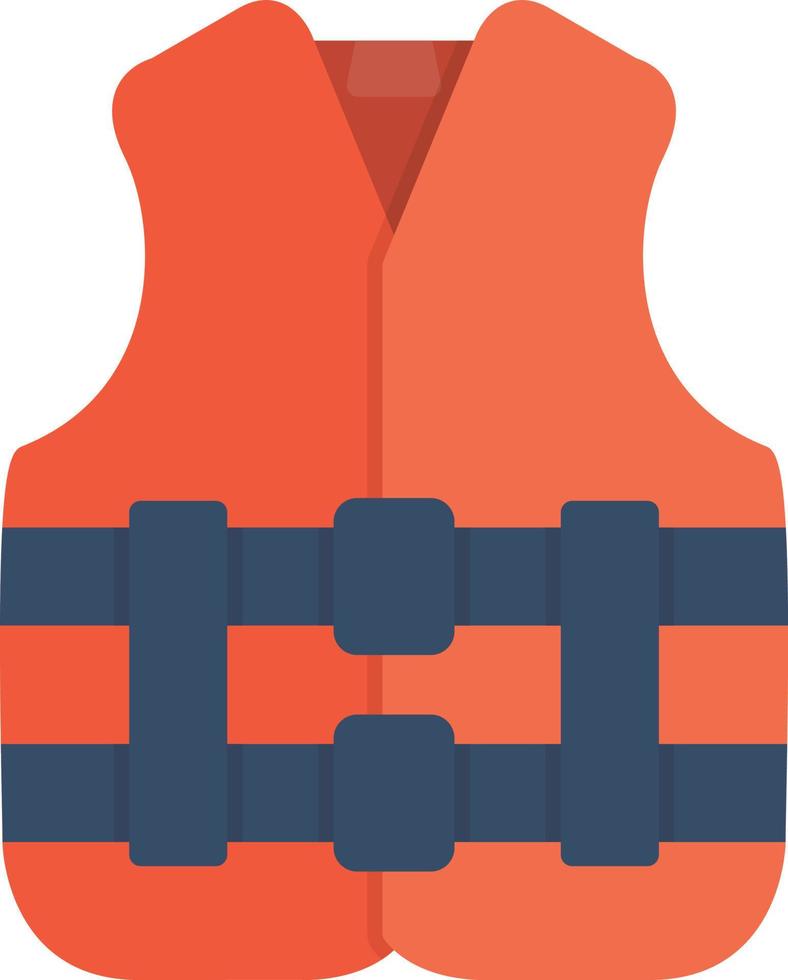 Life Vest Flat Icon vector