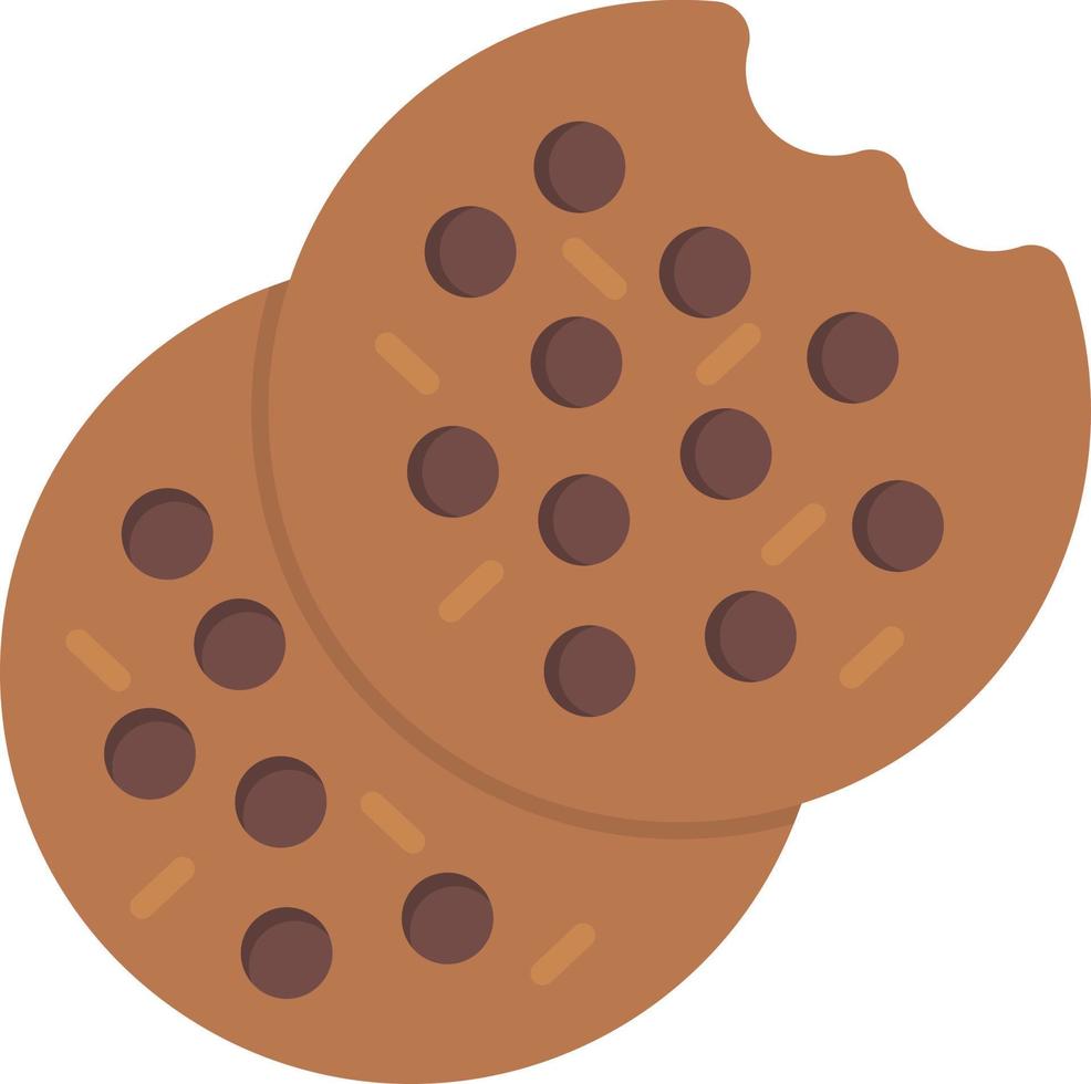 Cookie Flat Icon vector