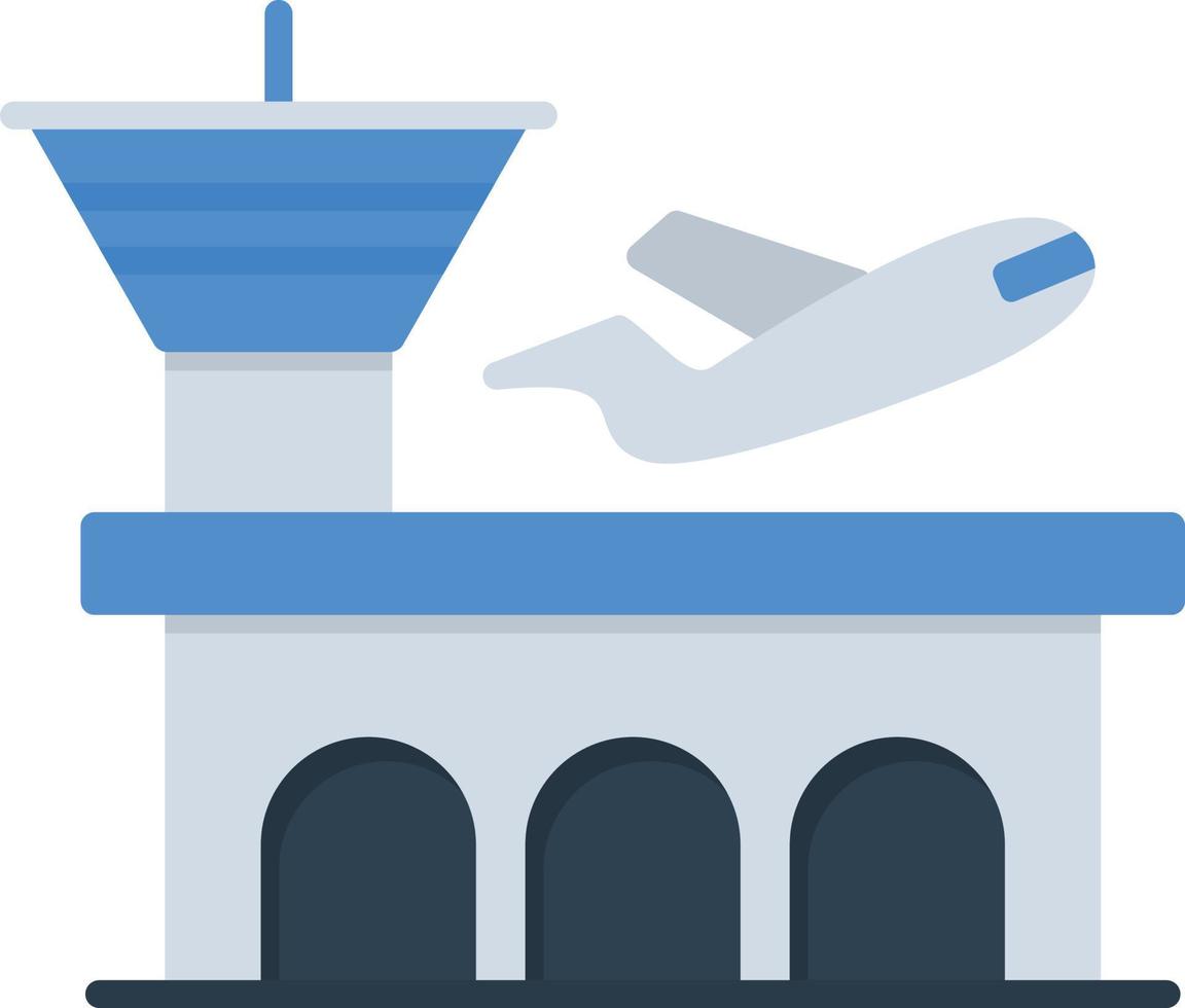 Airport Flat Icon vector
