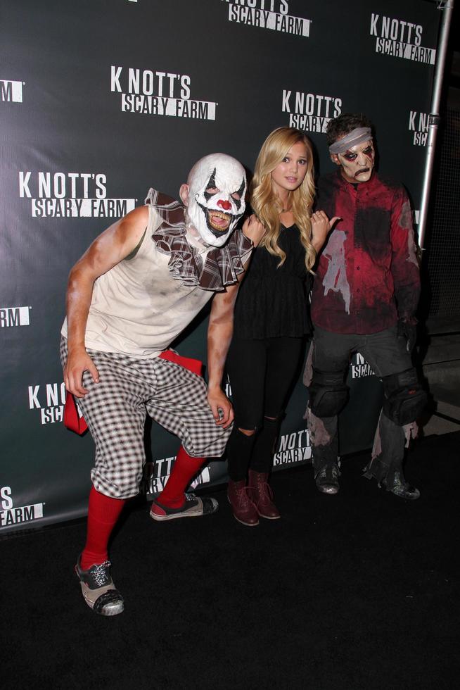 LOS ANGELES, OCT 3 - Olivia Holt at the Knott s Scary Farm Celebrity VIP Opening at Knott s Berry Farm on October 3, 2014 in Buena Park, CA photo