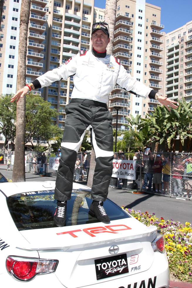 LOS ANGELES, APR 11 - Phil Keoghan at the 2014 Pro Celeb Race Qualifying Day at Long Beach Grand Prix on April 11, 2014 in Long Beach, CA photo
