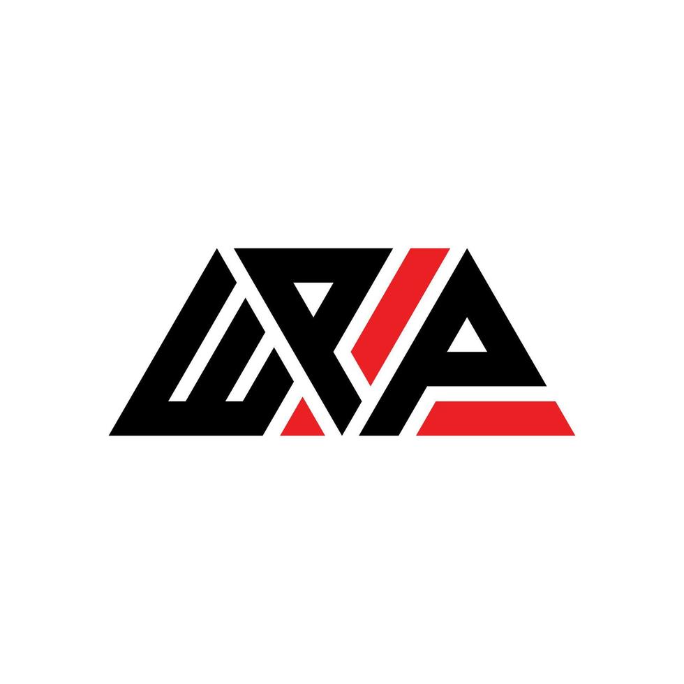 WPP triangle letter logo design with triangle shape. WPP triangle logo design monogram. WPP triangle vector logo template with red color. WPP triangular logo Simple, Elegant, and Luxurious Logo. WPP
