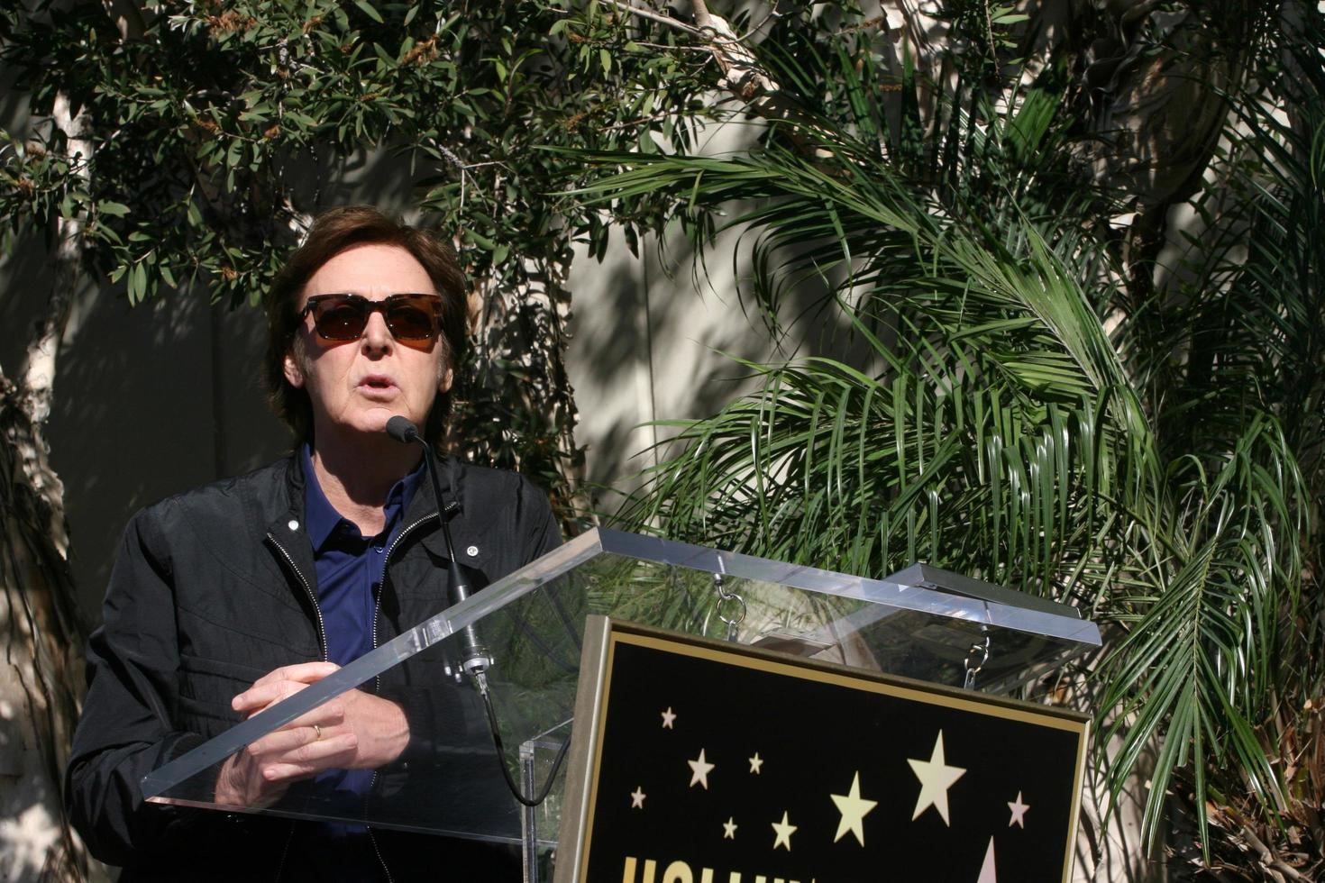 LOS ANGELES, FEB 9 - Paul McCartney at the Hollywood Walk of Fame Ceremony for Paul McCartney at Capital Records Building on February 9, 2012 in Los Angeles, CA photo