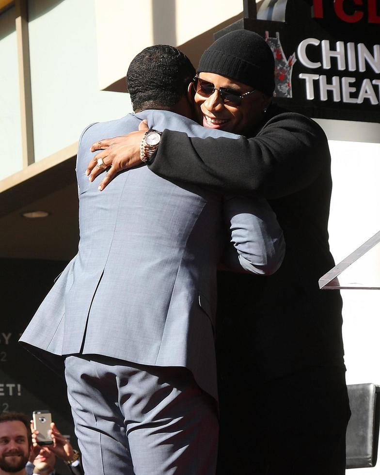 LOS ANGELES, JAN 21 -  Sean Combs, LL Cool J at the LL Cool J Hollywood Walk of Fame Ceremony at the Hollywood and Highland on January 21, 2016 in Los Angeles, CA photo