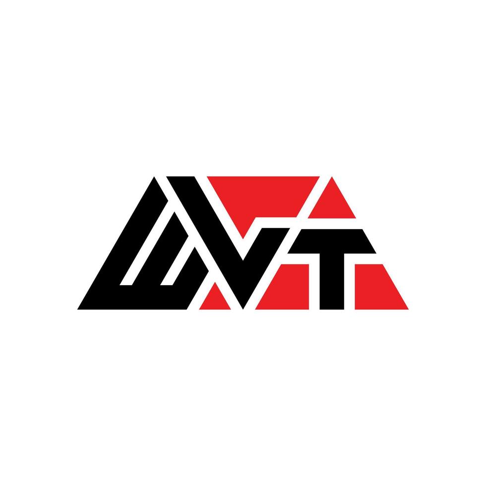 diseño de logotipo de letra de triángulo wlt con forma de triángulo. monograma de diseño de logotipo de triángulo wlt. plantilla de logotipo de vector de triángulo wlt con color rojo. logo triangular wlt logo simple, elegante y lujoso. que tal