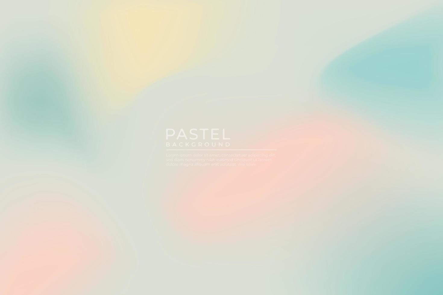 Pastel Multi Color Gradient Vector Background,Simple form and blend of color spaces as contemporary background graphic