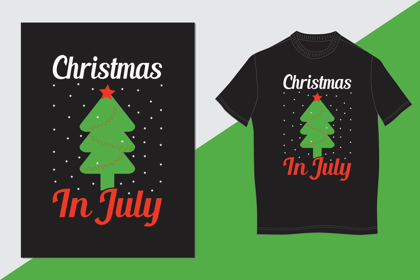 Christmas in july vector