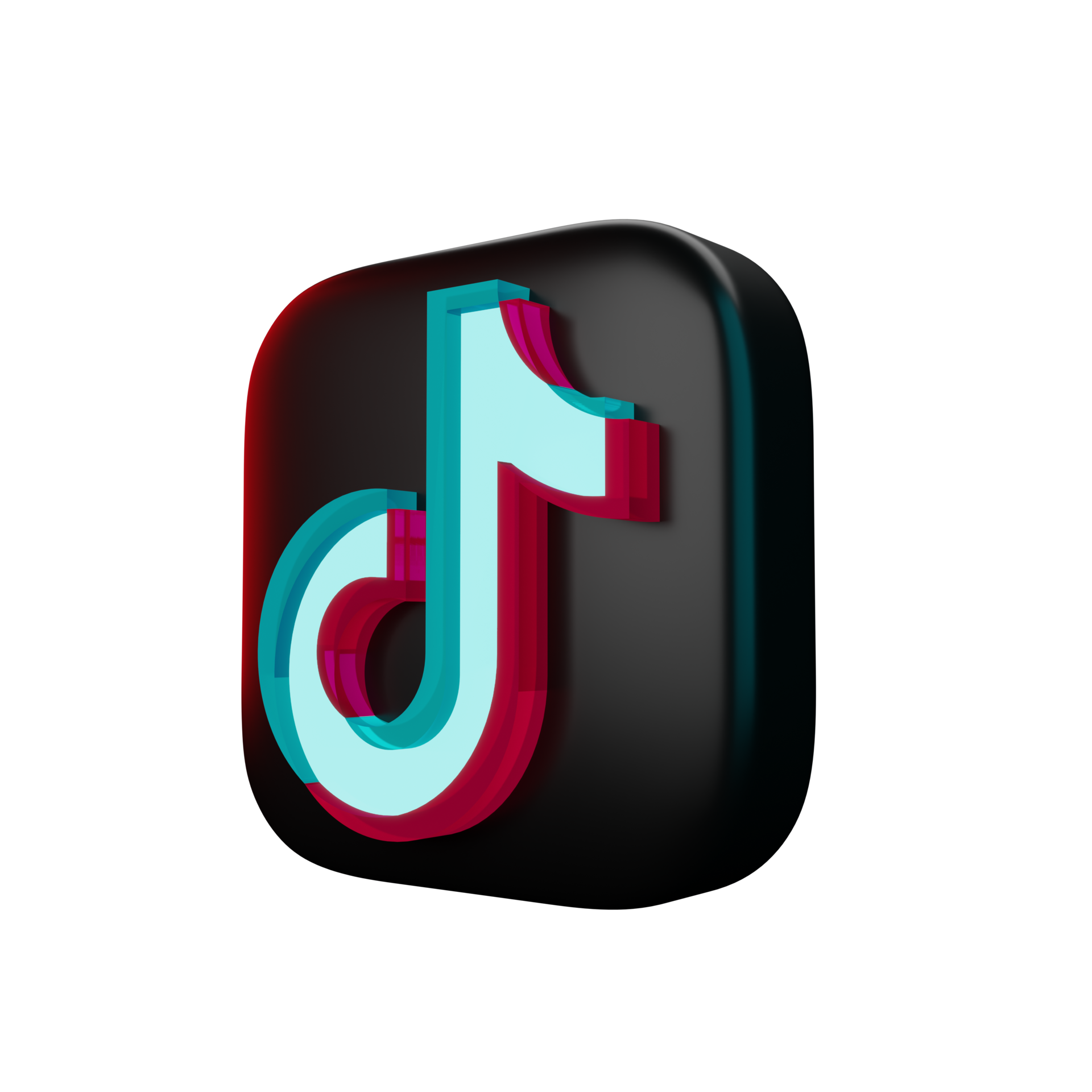 Tik Tok 3d PNG pour téléchargement gratuit