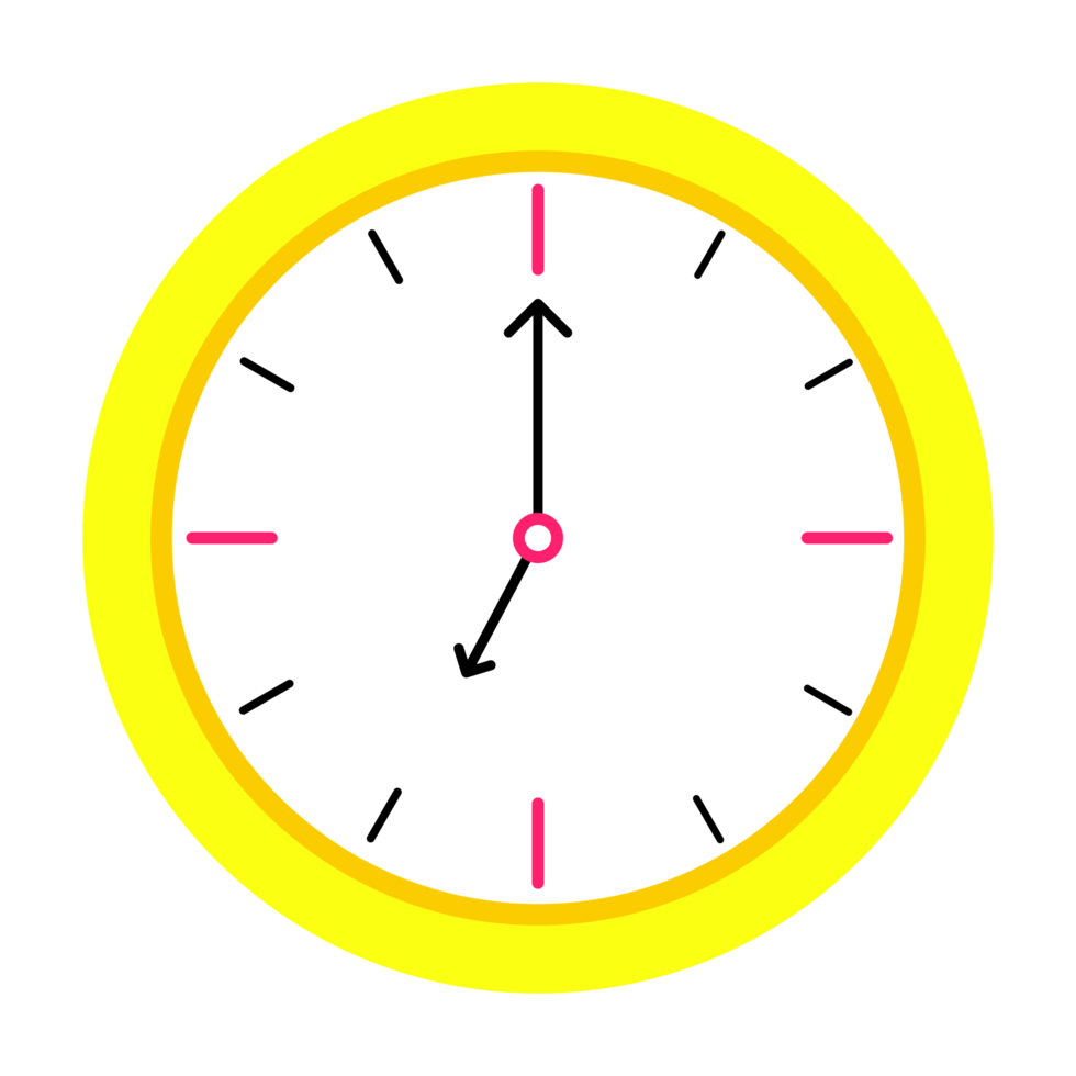 Seven o'clock, time sign design icon 9826874 PNG