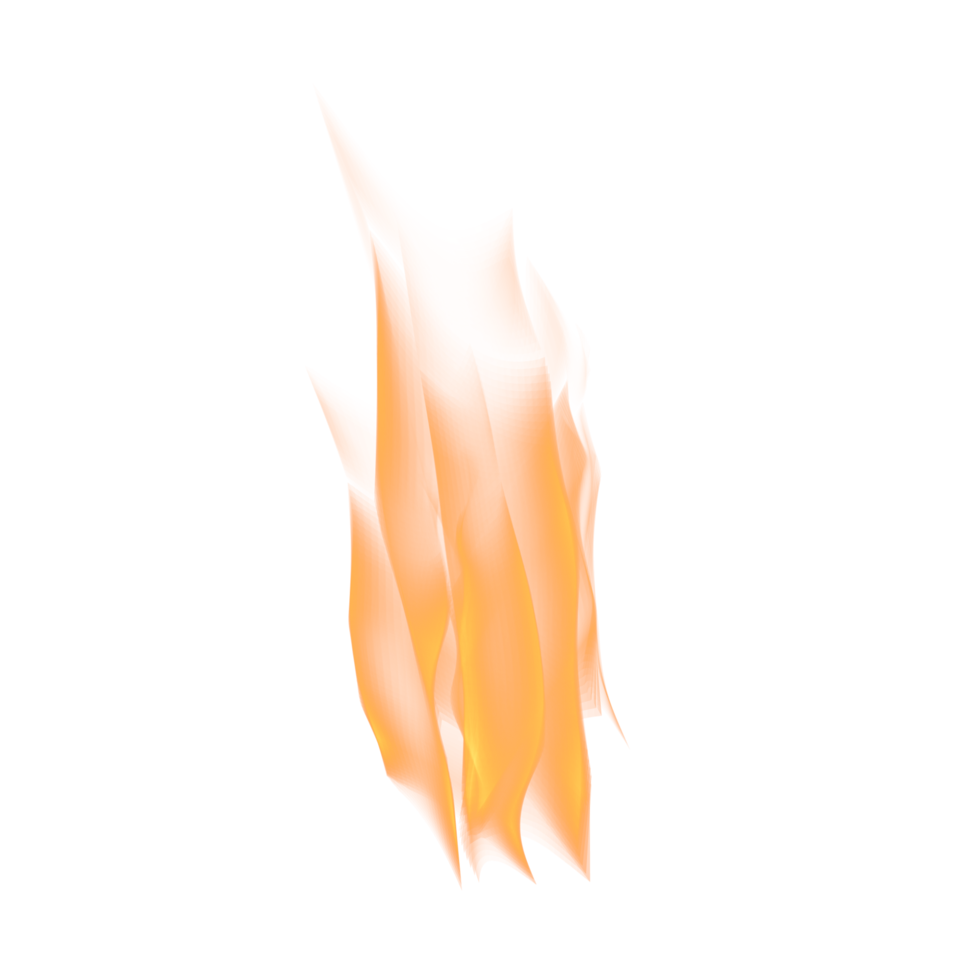 fuego png diseño con fondo transparente