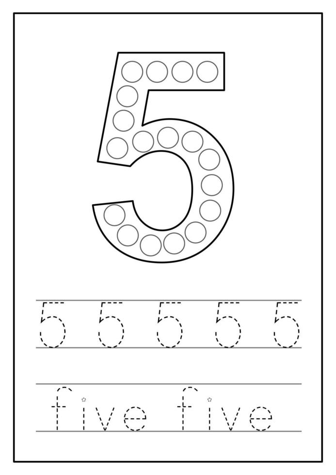 What is 5 in Maths? - Learning Numbers in Maths for Kids