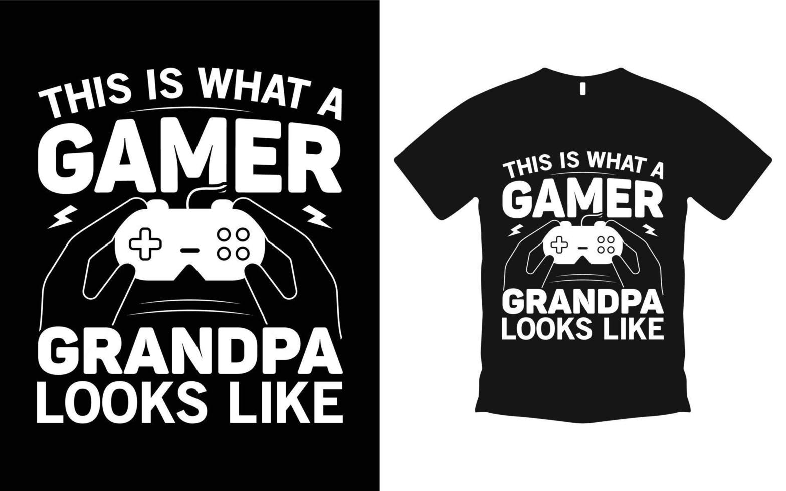 Gaming Graphic T shirt Design Vector