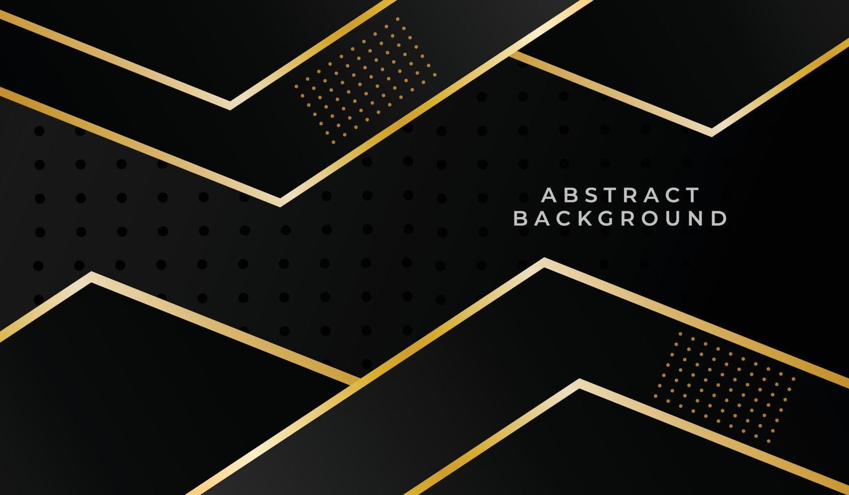 Golden black luxury background vector template.