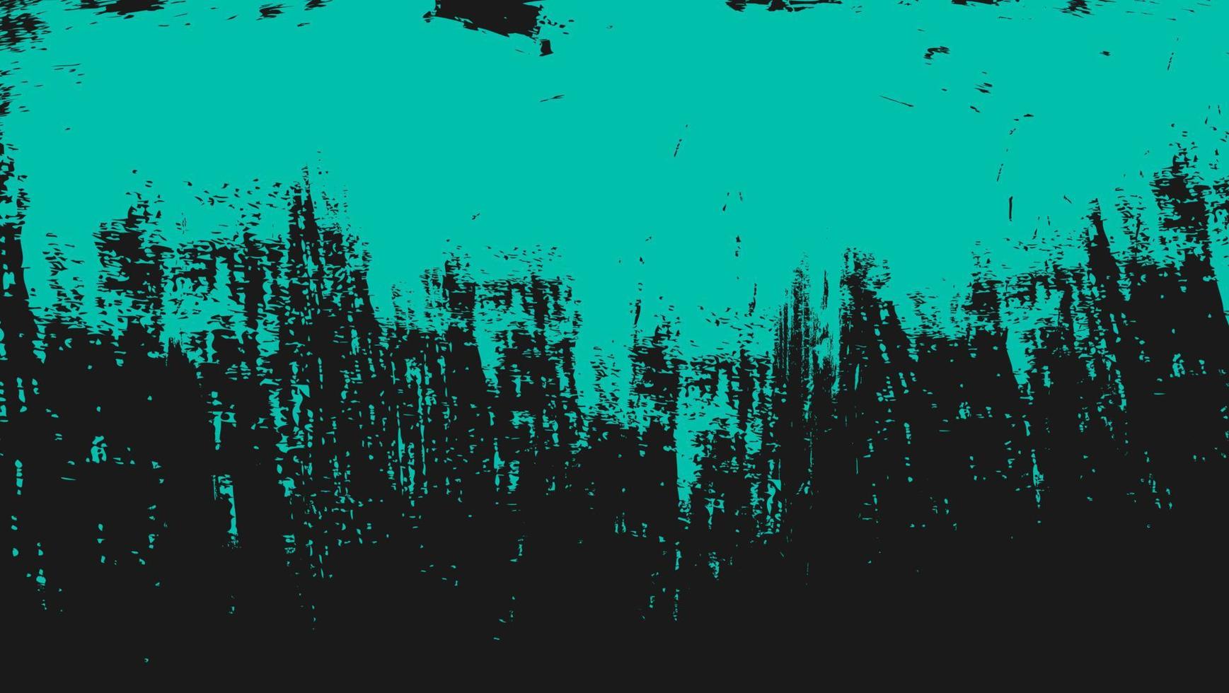 Minimal Abstract Cyan Grunge Texture In Black Background vector