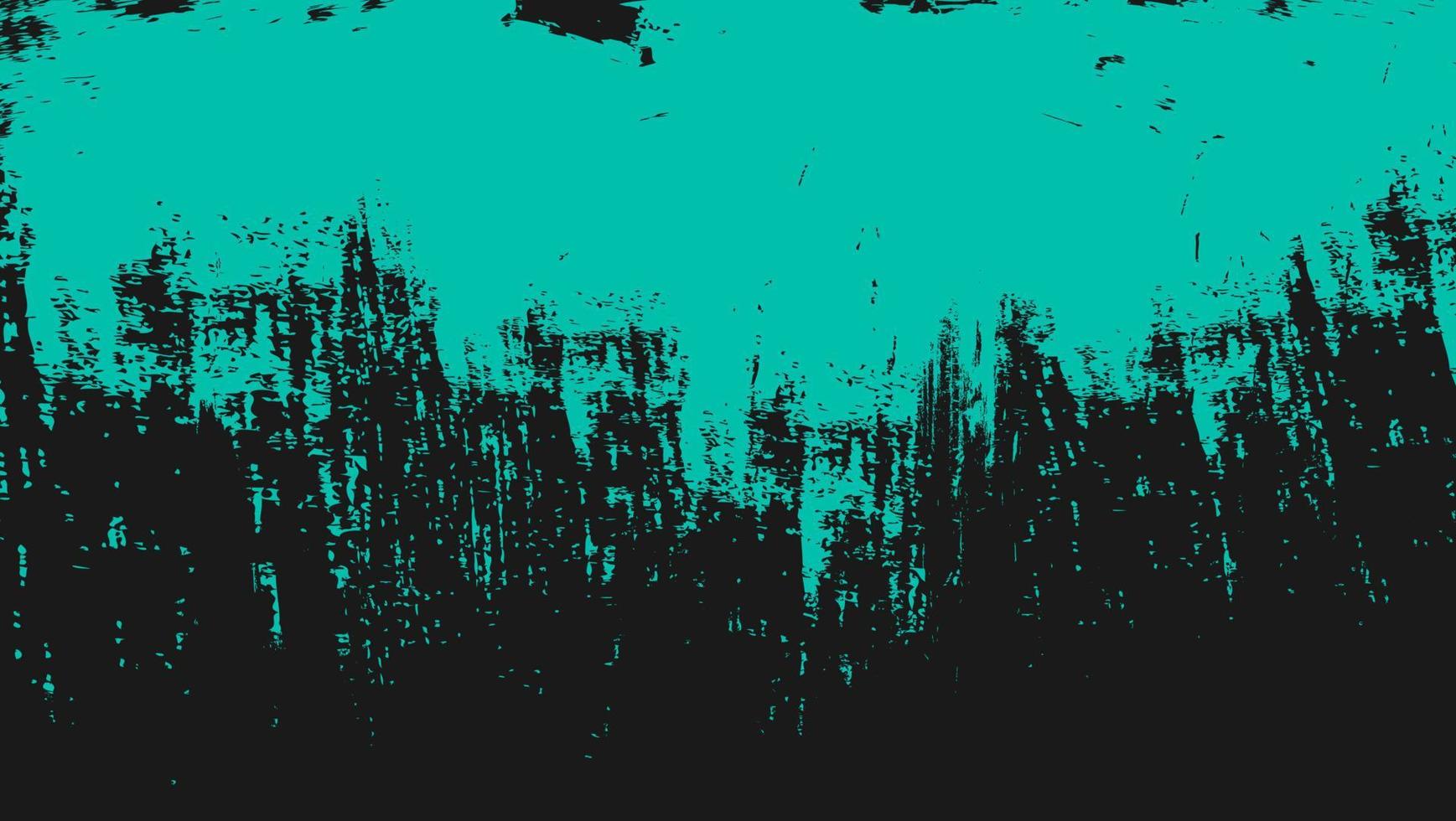 textura grunge cian abstracta mínima en fondo negro vector