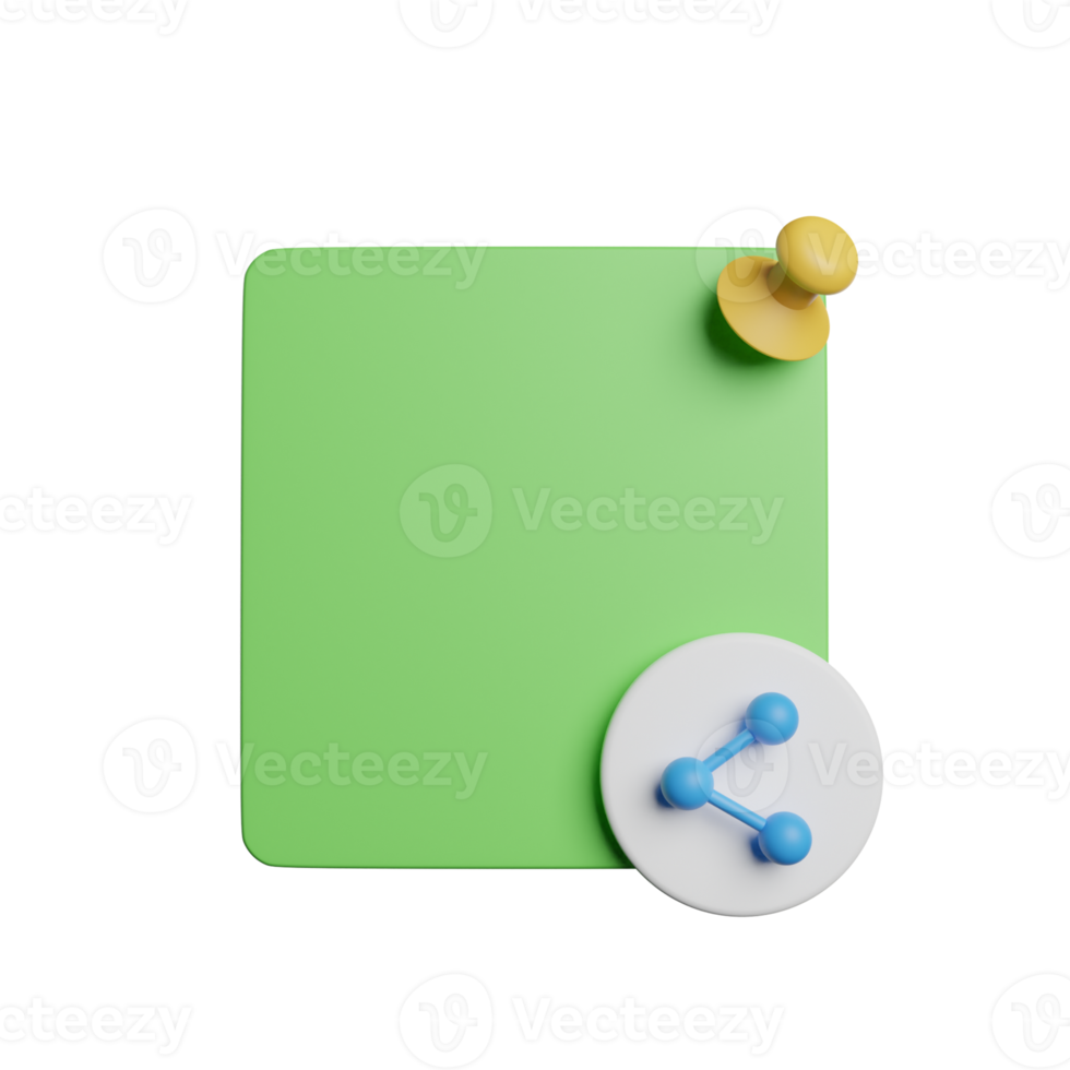 Notiz-Pin-Erinnerung teilen png