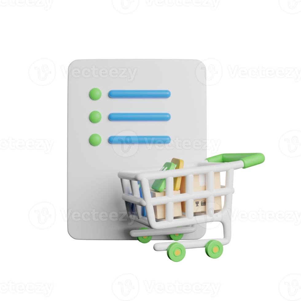 Shopping List Product png