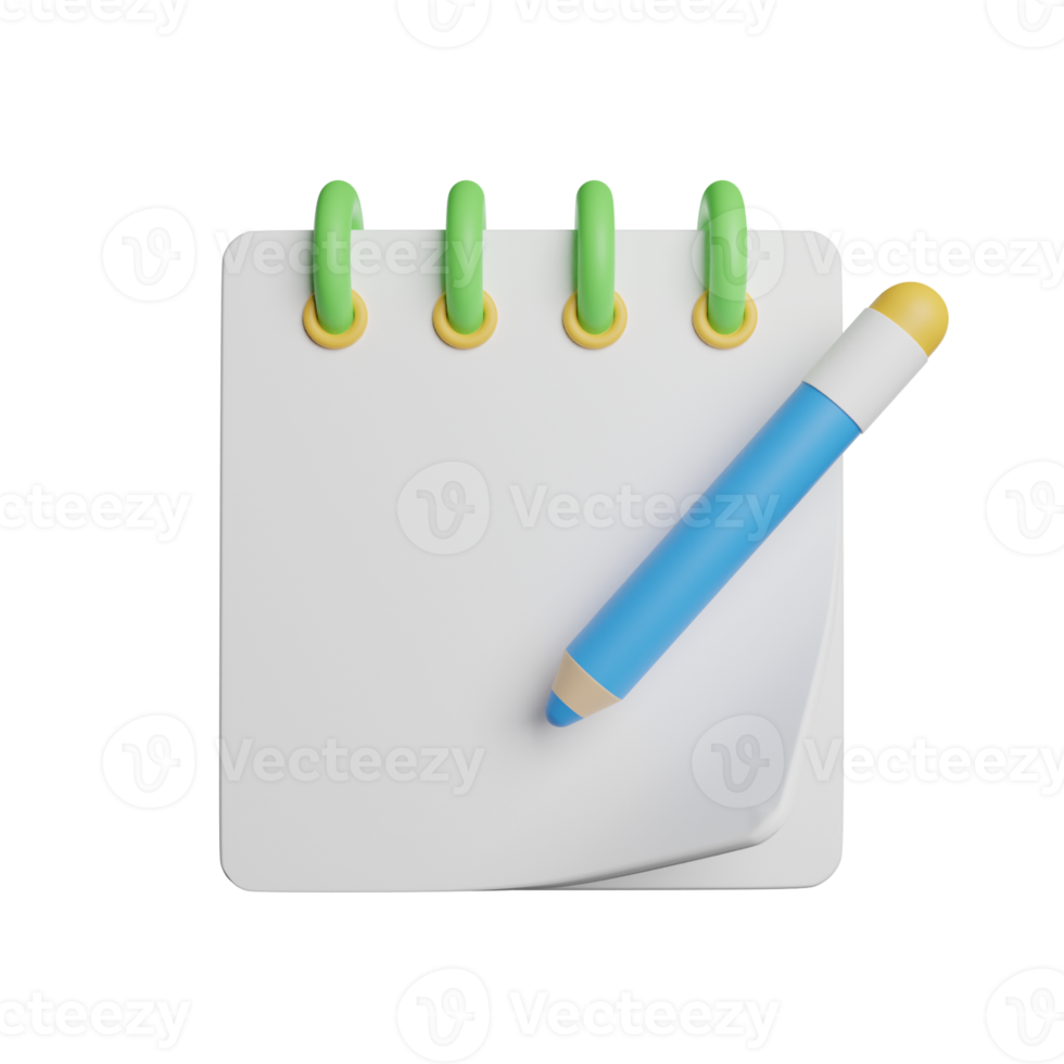Blank Notepad Reminder png