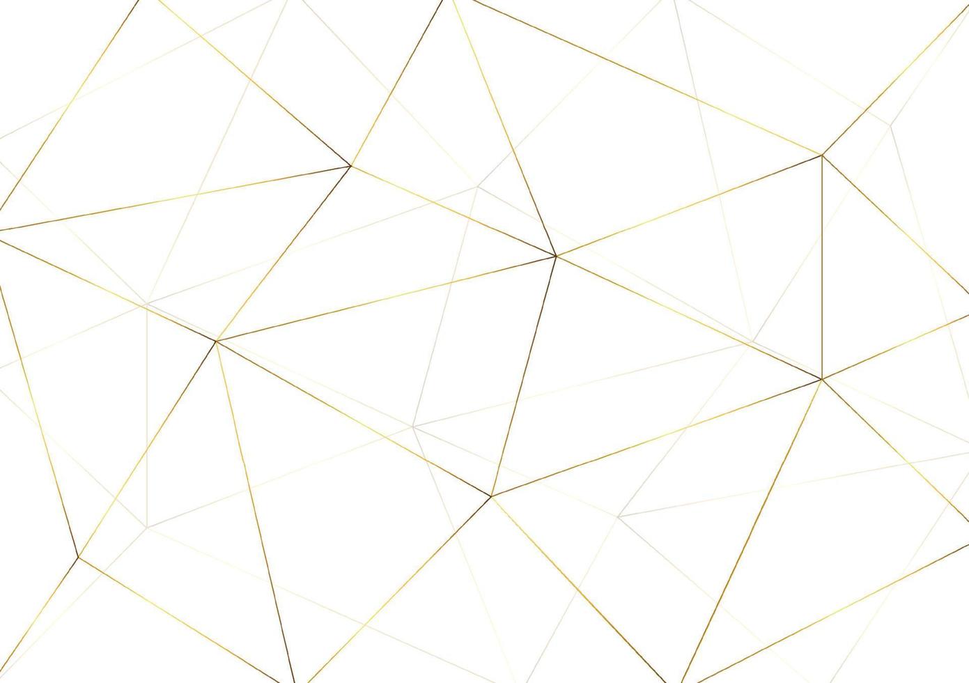 Abstract polygonal pattern luxury golden line with dark blue template background. premium style for poster, cover, print, artwork. Vector illustration