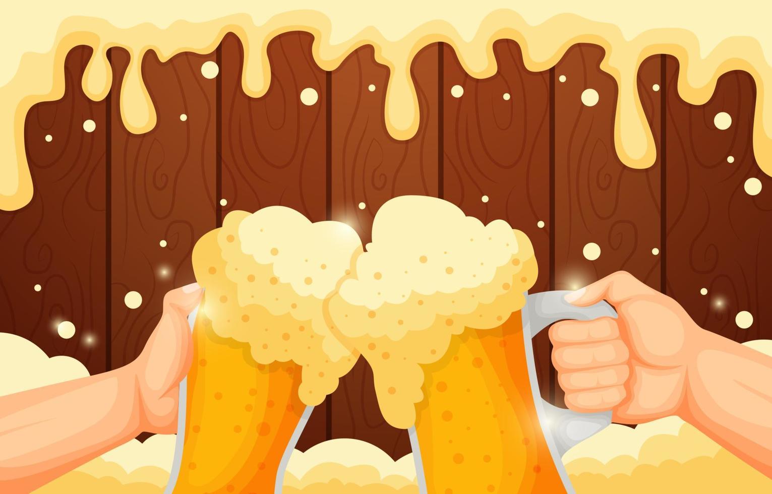 National Beer Day Background vector