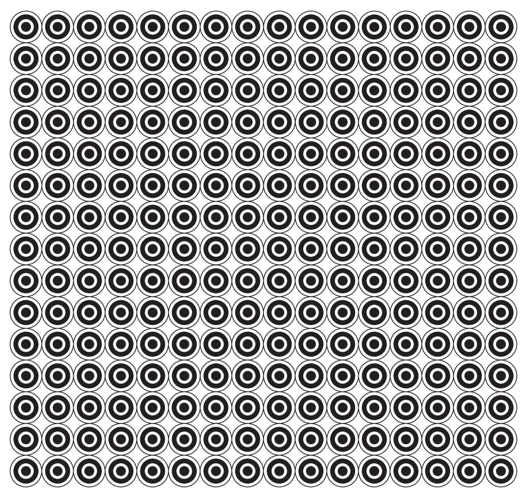 Halftone circles vector seamless pattern.