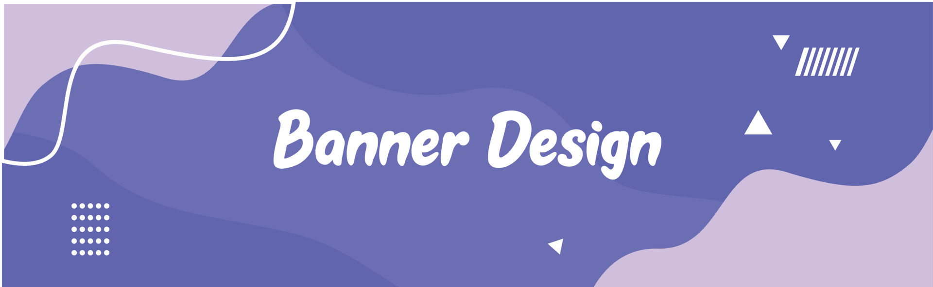 Geometric banner design for event, website, and mobile or desktop