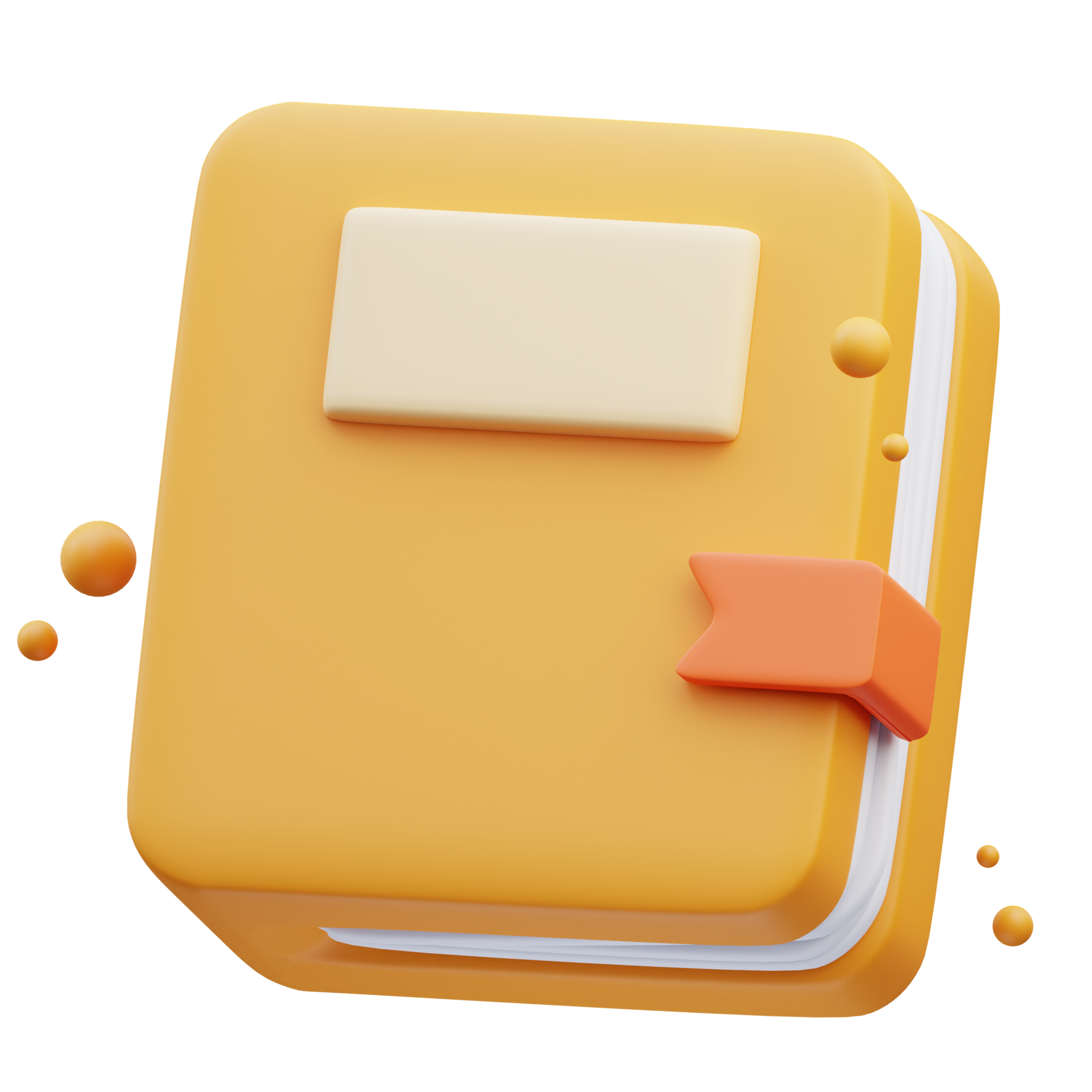 Back to school, book icon 3d Illustration 9827728 PNG